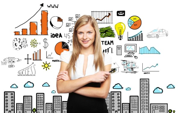 woman and business strategy