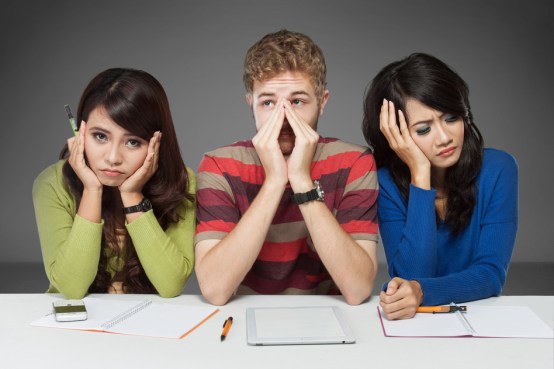 group of young students